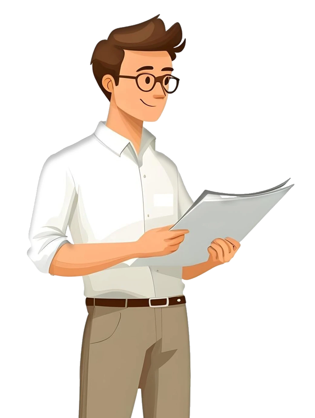 Person with clipboard